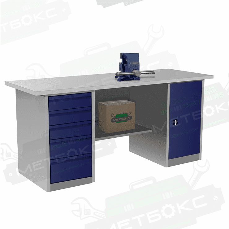 Верстак с тумбой и драйвером ВП-4/1,9 купить в Череповце Верстак с тумбой и драйвером ВП-4/1,9 купить в Череповце