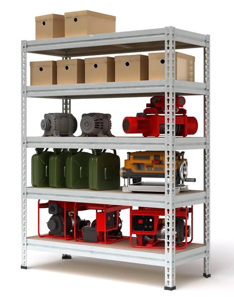 Стеллаж металлический МС-Т 2000х1820х760 5 полок купить в Череповце Стеллаж металлический МС-Т 2000х1820х760 5 полок купить в Череповце