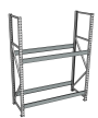 Стеллаж грузовой СГР 3000x1200x1000 2 полки (без настила) Стеллаж грузовой СГР 3000x1200x1000 2 полки (без настила)