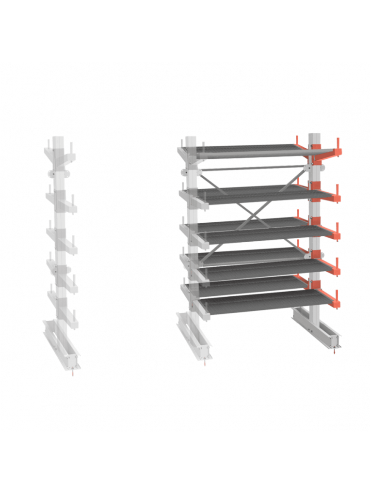 СТ-062 Стеллаж двухсторонний 5 ярусов ДОП. купить в Череповце СТ-062 Стеллаж двухсторонний 5 ярусов ДОП. купить в Череповце