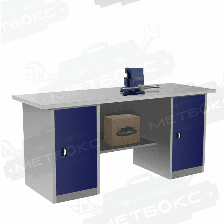 Верстак двухтумбовый ВП-5/1,6 купить в Череповце Верстак двухтумбовый ВП-5/1,6 купить в Череповце