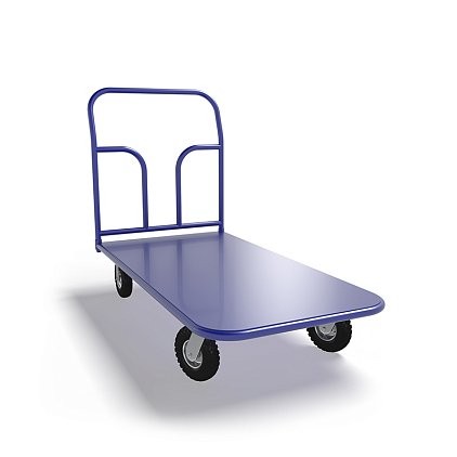 Платформенная тележка ТП 3 (г/п 300 кг, 1000x600 мм, колеса пневматические 250 мм) купить в Череповце