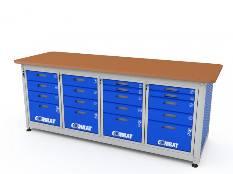 Верстак четырехтумбовый COMBAT 44455.2340 купить в Череповце Верстак четырехтумбовый COMBAT 44455.2340 купить в Череповце