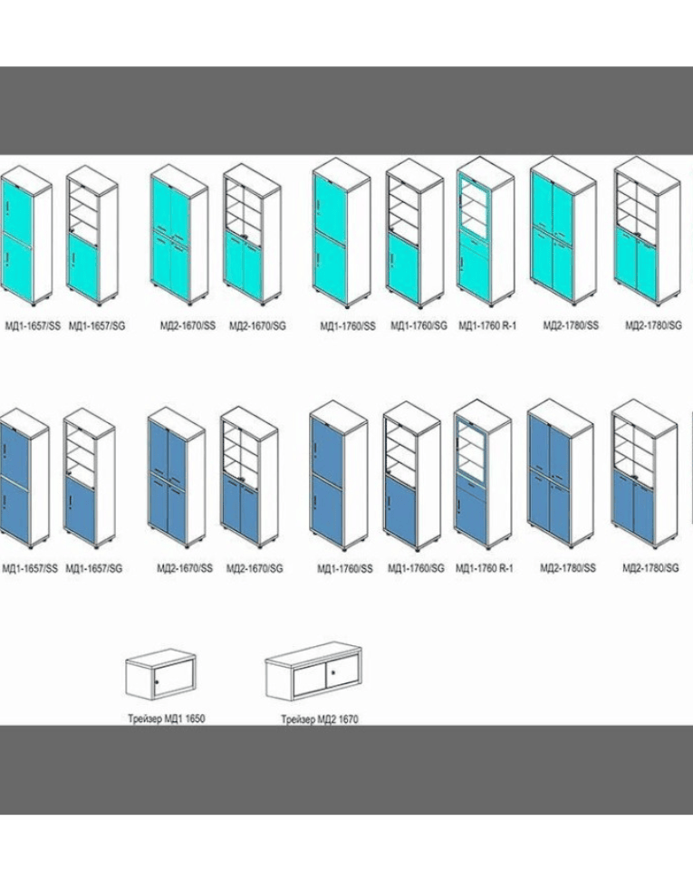 Медицинский шкаф HILFE МД 1 1760/SG купить в Череповце Медицинский шкаф HILFE МД 1 1760/SG купить в Череповце