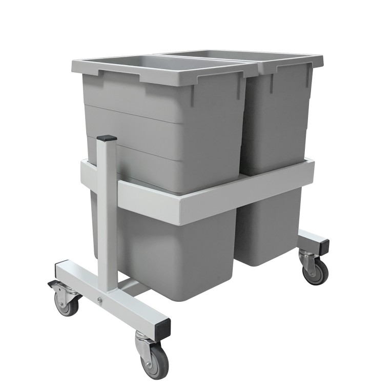 Подкатная подставка держатель для 2-х контейнеров Gresson ПДК-2 купить в Череповце