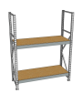 Стеллаж грузовой СГР 2000x1800x1000 2 полки (ДСП) Стеллаж грузовой СГР 2000x1800x1000 2 полки (ДСП)