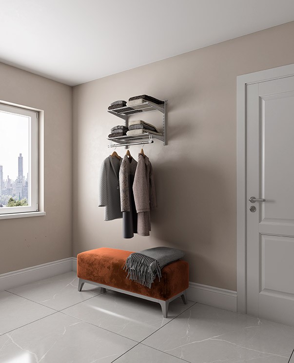 Гардеробная система Практик Home Basic G60S белая купить в Череповце Гардеробная система Практик Home Basic G60S белая купить в Череповце