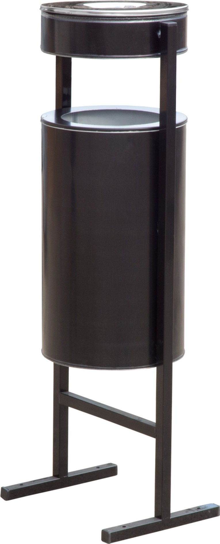 Урна уличная с пепельницей 36 литров черный купить в Череповце Урна уличная с пепельницей 36 литров черный купить в Череповце