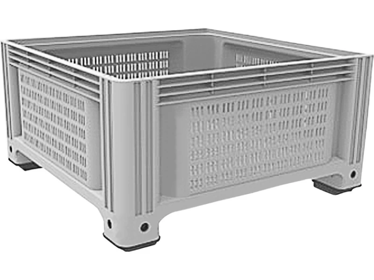 D-Box 1130 P 1130x1130x580 мм перфорированный серый на ножках купить в Череповце D-Box 1130 P 1130x1130x580 мм перфорированный серый на ножках купить в Череповце