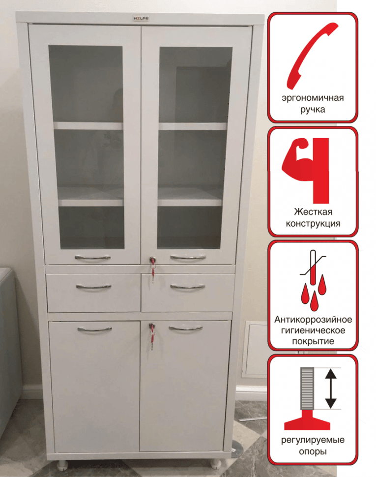Медицинский шкаф HILFE МД 2 1780 R-1 купить в Череповце Медицинский шкаф HILFE МД 2 1780 R-1 купить в Череповце
