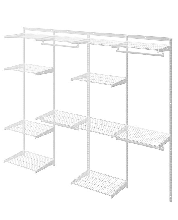 Гардеробная система Практик Home Max G240 белая купить в Череповце Гардеробная система Практик Home Max G240 белая купить в Череповце