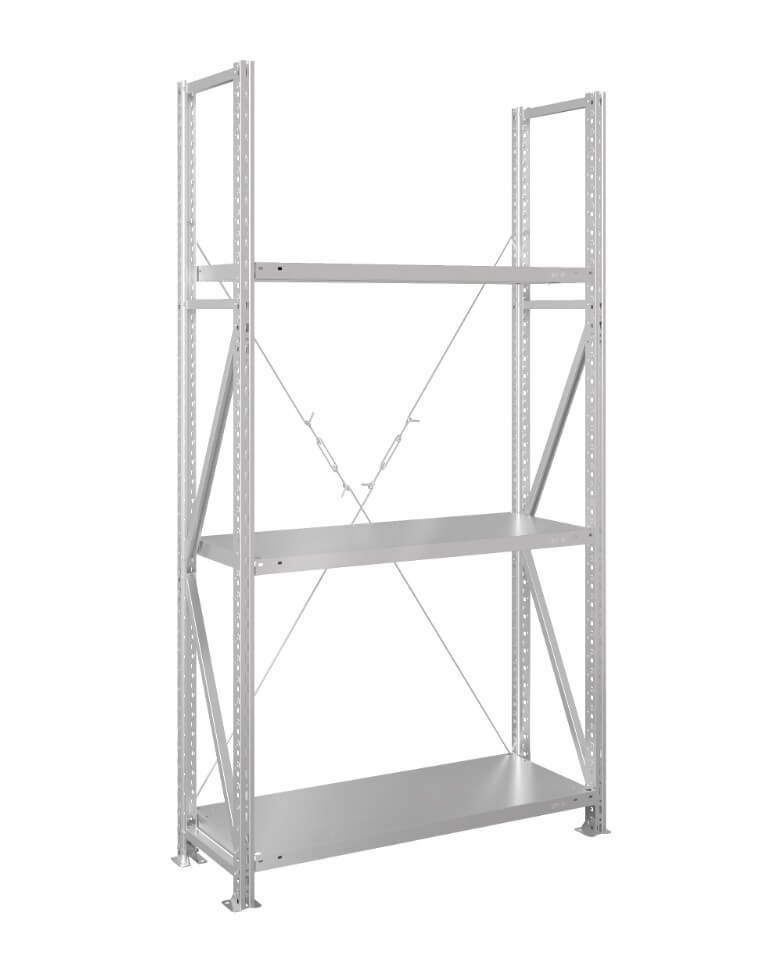 Стеллаж MS U 2500x1500x600 3 полки (300 кг, металл) купить в Череповце Стеллаж MS U 2500x1500x600 3 полки (300 кг, металл) купить в Череповце