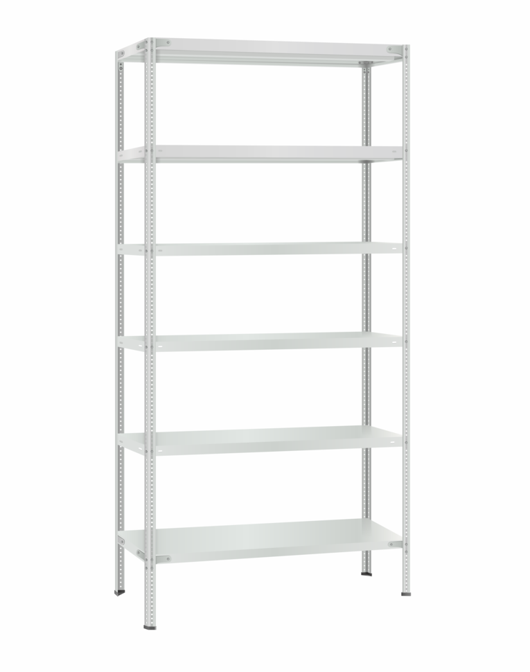 Стеллаж металлический Титан МС-500 2400х1000х400 6 полок купить в Череповце Стеллаж металлический Титан МС-500 2400х1000х400 6 полок купить в Череповце