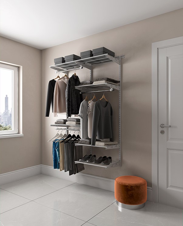 Гардеробная система Практик Home Optima G120 графит купить в Череповце Гардеробная система Практик Home Optima G120 графит купить в Череповце