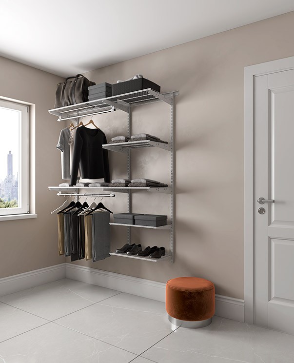 Гардеробная система Практик Home Optima G150 белая купить в Череповце Гардеробная система Практик Home Optima G150 белая купить в Череповце