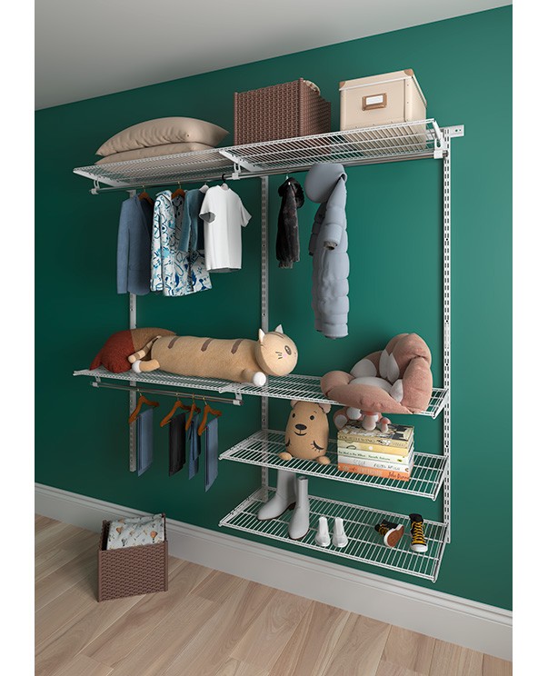 Гардеробная система Практик Home Optima G180 белая купить в Череповце Гардеробная система Практик Home Optima G180 белая купить в Череповце