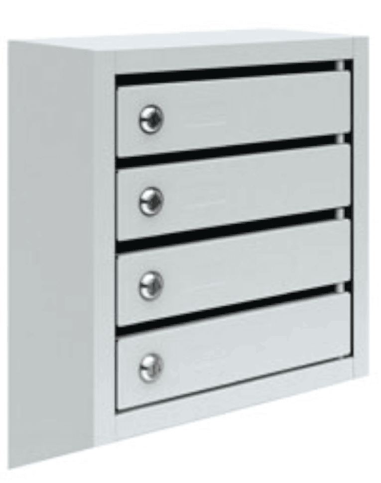 Ящик почтовый ПМ-4 с задней стенкой купить в Череповце Ящик почтовый ПМ-4 с задней стенкой купить в Череповце