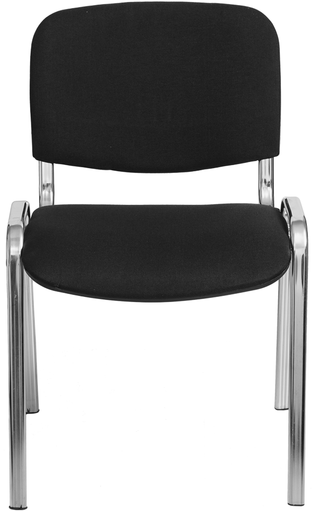 Стул Изо (черная ткань, хром) купить в Череповце Стул Изо (черная ткань, хром) купить в Череповце