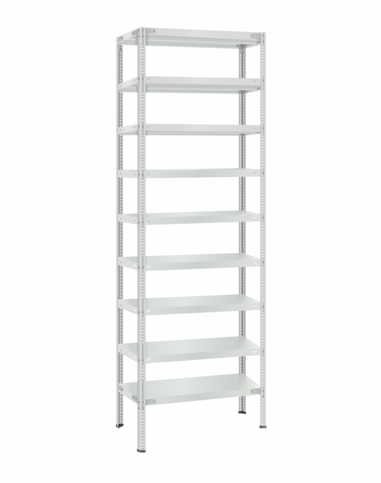 Стеллаж металлический Титан МС-500 3000х700х400 9 полок купить в Череповце Стеллаж металлический Титан МС-500 3000х700х400 9 полок купить в Череповце