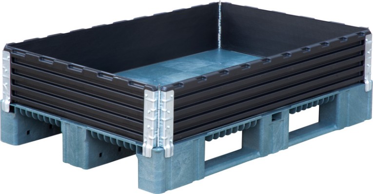 Складная паллетная рама усиленная (евроборт) 1200х800х200 купить в Череповце Складная паллетная рама усиленная (евроборт) 1200х800х200 купить в Череповце