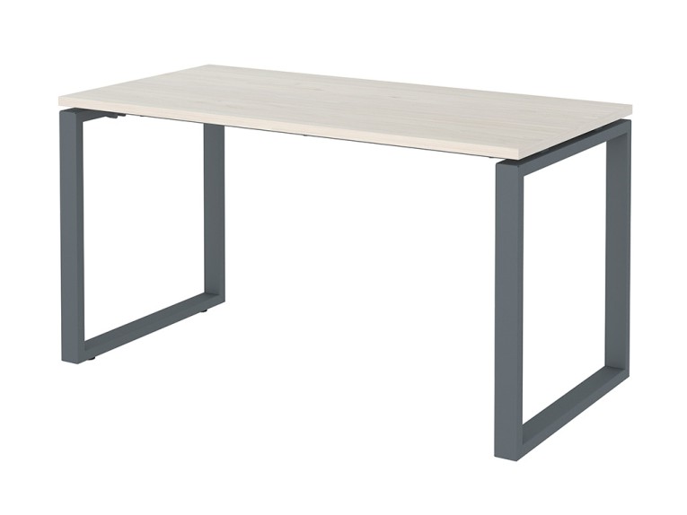 Стол NTO 140x70 белое дерево/антрацит купить в Череповце Стол NTO 140x70 белое дерево/антрацит купить в Череповце