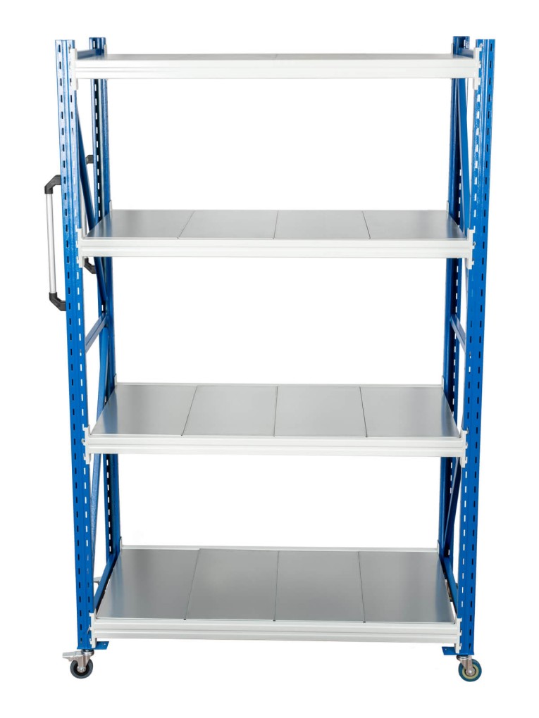 Стеллаж мобильный БиКом СТ-4 200x120x70 4 полки купить в Череповце Стеллаж мобильный БиКом СТ-4 200x120x70 4 полки купить в Череповце