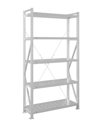 Стеллаж MS U 3000x1200x600 5 полок (400 кг, перф) купить в Череповце