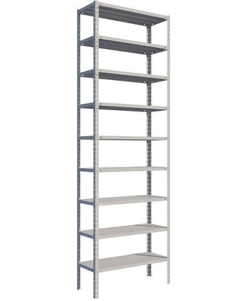 Стеллаж MS Standart 1850х700х400 9 полок купить в Череповце