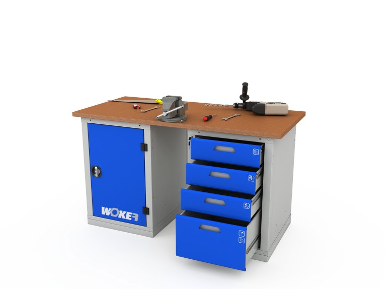 Верстак двухтумбовый WOKER PRO 2104.1200 купить в Череповце Верстак двухтумбовый WOKER PRO 2104.1200 купить в Череповце