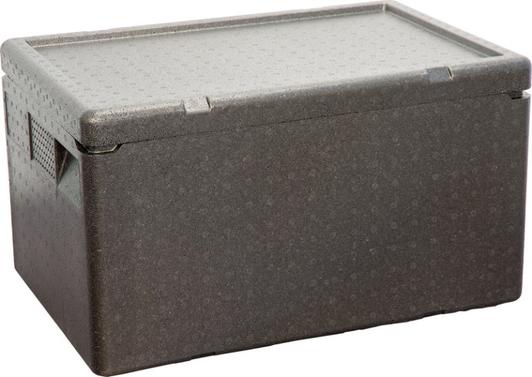 Контейнер 600х400х340 мм (48 литров) с крышкой купить в Череповце Контейнер 600х400х340 мм (48 литров) с крышкой купить в Череповце