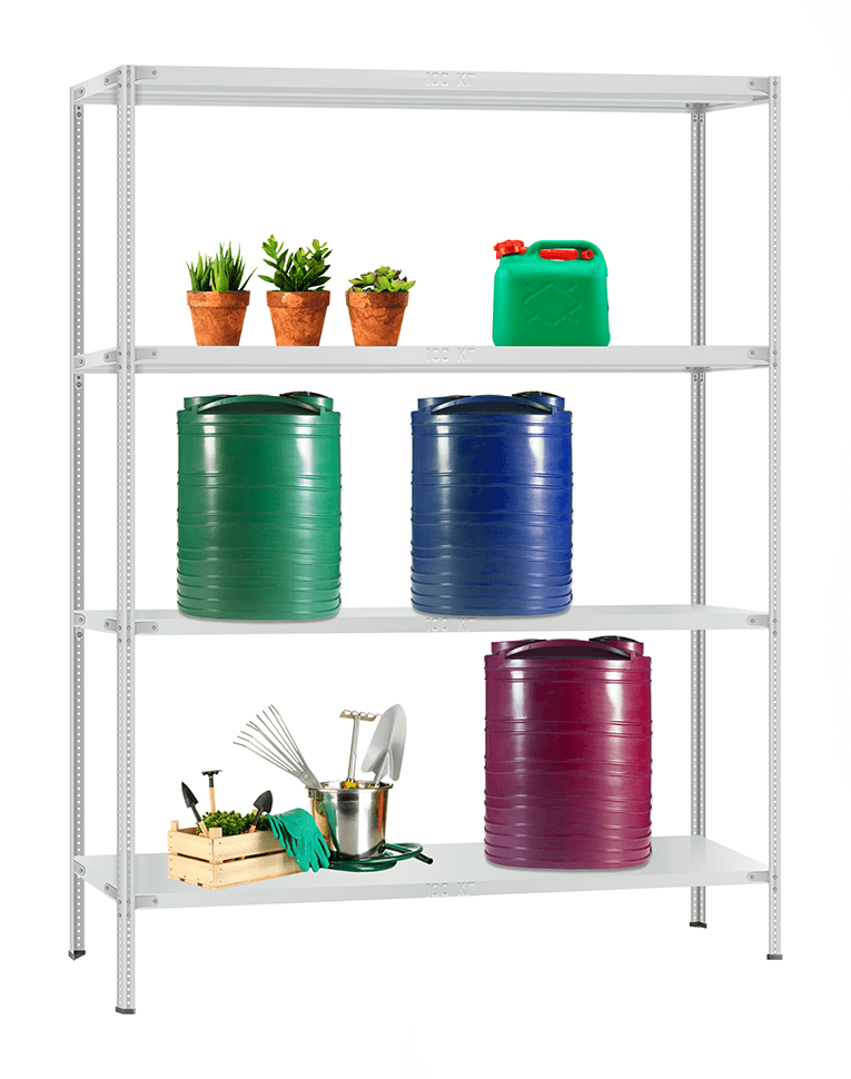 Стеллаж металлический Титан МС-900 3000x1000x500 4 полки купить в Череповце Стеллаж металлический Титан МС-900 3000x1000x500 4 полки купить в Череповце