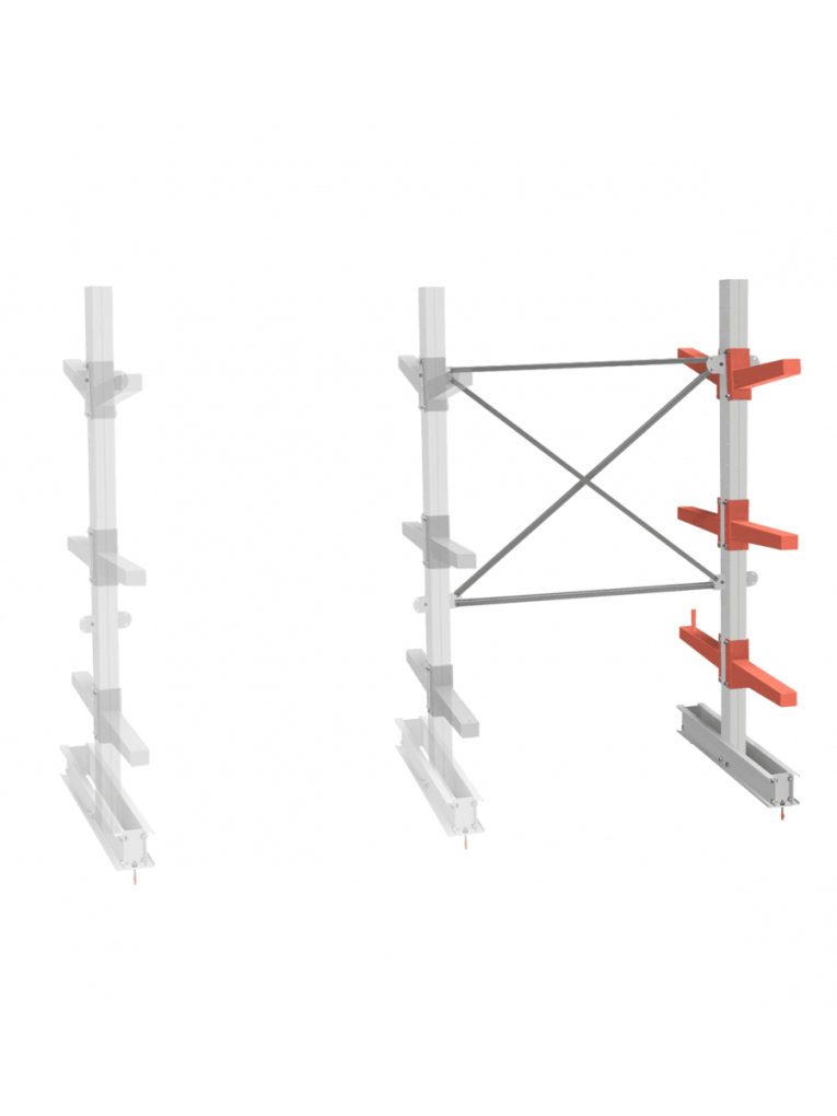 СТ-062 Стеллаж двухсторонний 3 яруса ДОП. купить в Череповце СТ-062 Стеллаж двухсторонний 3 яруса ДОП. купить в Череповце