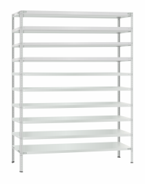 Стеллаж металлический Титан МС-500 3000х1500х500 10 полок Стеллаж металлический Титан МС-500 3000х1500х500 10 полок