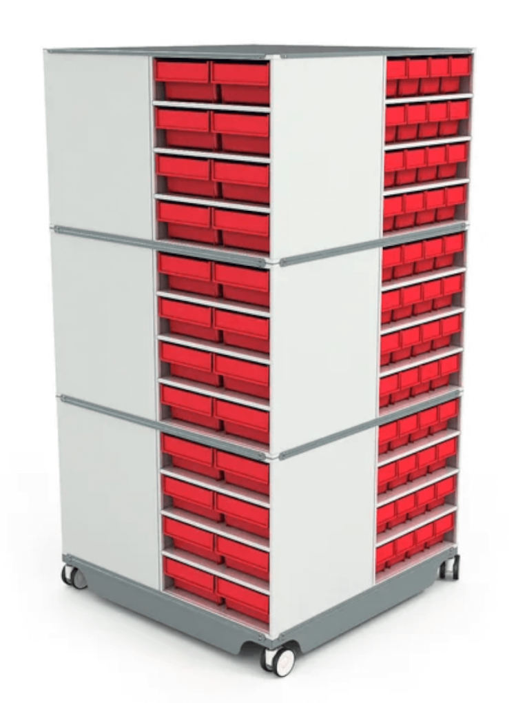 КП-03 Кассетница поворотная с красными ящиками купить в Череповце КП-03 Кассетница поворотная с красными ящиками купить в Череповце