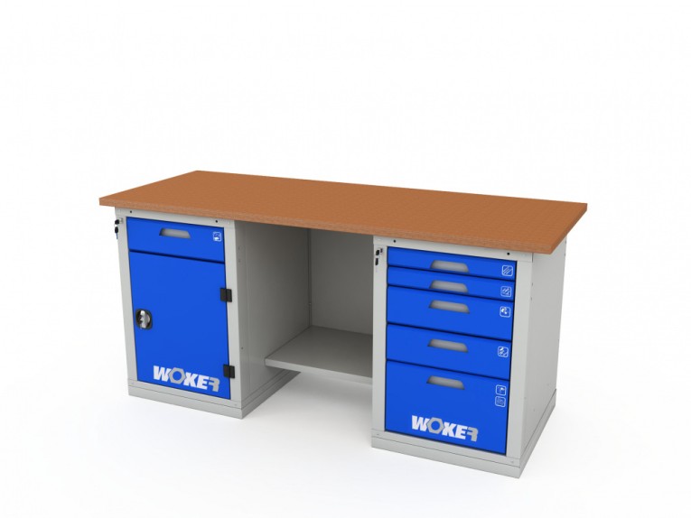 Верстак двухтумбовый WOKER PRO 2205.1800 купить в Череповце