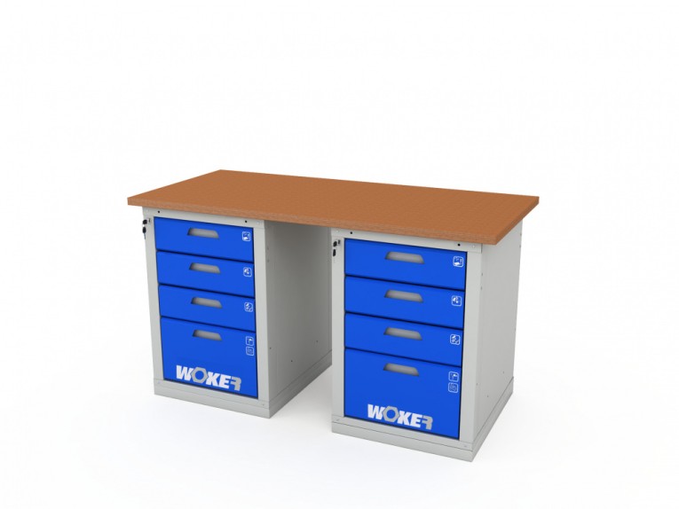 Верстак двухтумбовый WOKER PRO 2404.1500 купить в Череповце