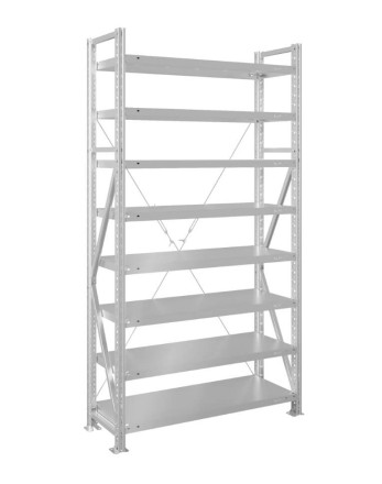 Стеллаж MS U 3000x1200x800 8 полок (350 кг, металл) купить в Череповце