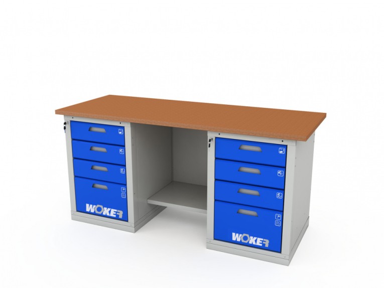 Верстак двухтумбовый WOKER PRO 2404.1800 купить в Череповце Верстак двухтумбовый WOKER PRO 2404.1800 купить в Череповце