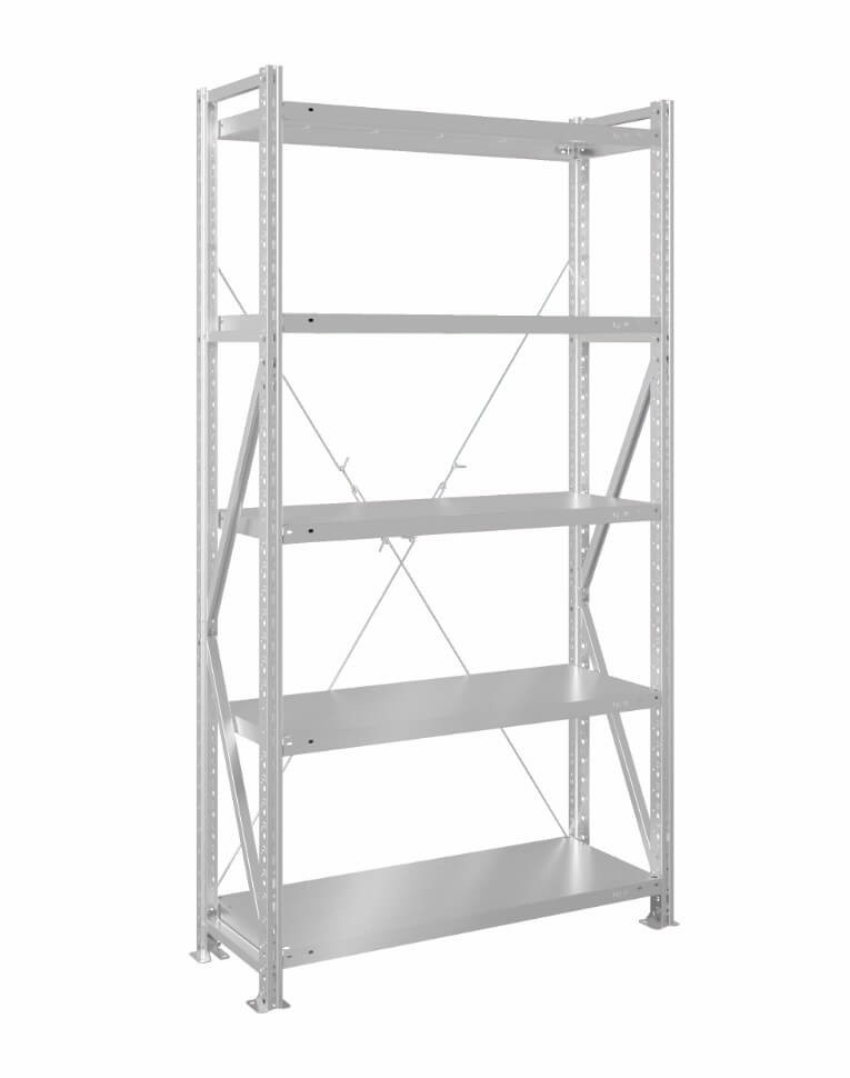 Стеллаж MS U 2000x1200x800 5 полок (350 кг, металл) купить в Череповце Стеллаж MS U 2000x1200x800 5 полок (350 кг, металл) купить в Череповце