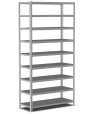 Стеллаж металлический Титан МС-500 2200х700х400 9 полок Стеллаж металлический Титан МС-500 2200х700х400 9 полок