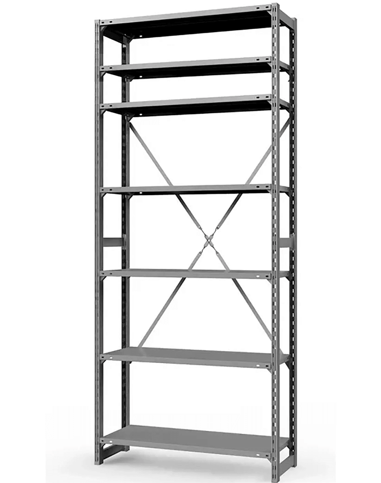 Стеллаж ТСУ 2000x1200x600 7 полок (150 кг, перф) купить в Череповце Стеллаж ТСУ 2000x1200x600 7 полок (150 кг, перф) купить в Череповце