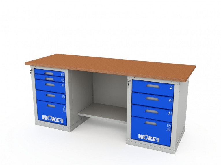 Верстак двухтумбовый WOKER PRO 2504.2000 купить в Череповце