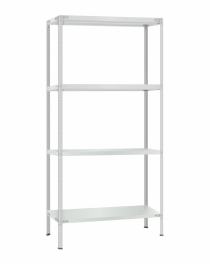 Стеллаж металлический Титан МС-500 3000х1000х400 4 полки Стеллаж металлический Титан МС-500 3000х1000х400 4 полки