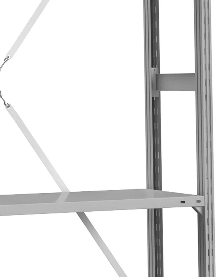 Стеллаж ТСУ 2000x700x800 8 полок (300 кг, перф) купить в Череповце Стеллаж ТСУ 2000x700x800 8 полок (300 кг, перф) купить в Череповце