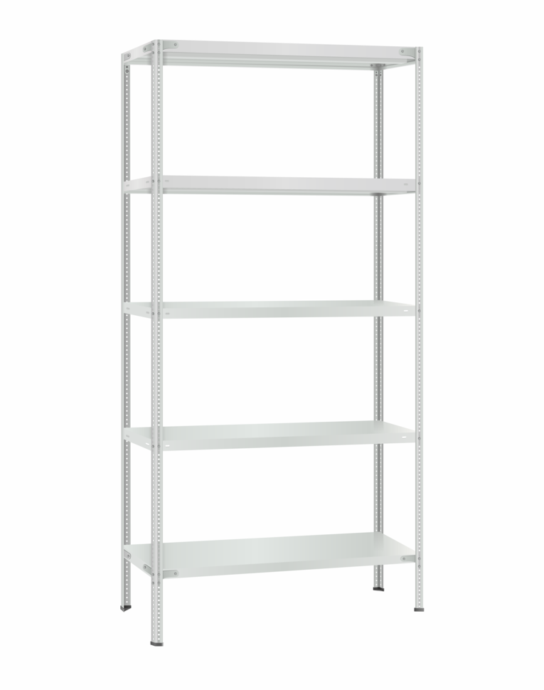 Стеллаж металлический Титан МС-500 2300х1000х300 5 полок купить в Череповце Стеллаж металлический Титан МС-500 2300х1000х300 5 полок купить в Череповце