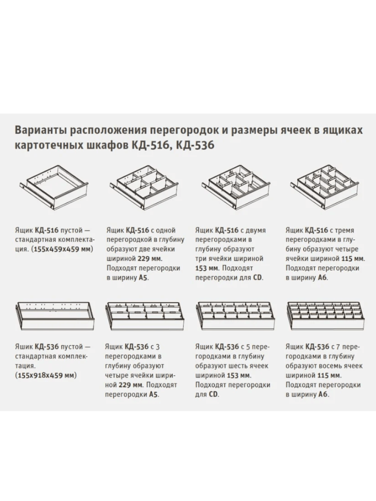 Шкаф картотечный ДиКом КД-516 (без перегородок) купить в Череповце Шкаф картотечный ДиКом КД-516 (без перегородок) купить в Череповце