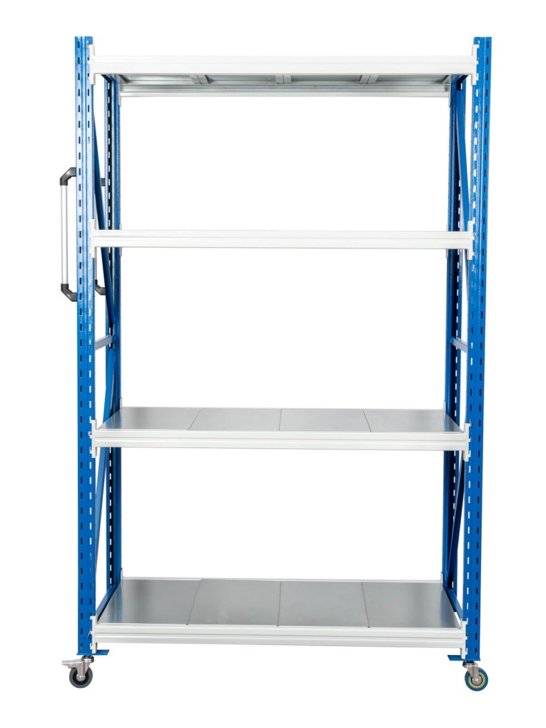Стеллаж мобильный БиКом СТ-4 250x90x40 4 полки купить в Череповце