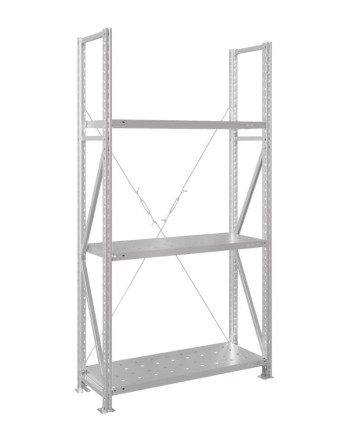 Стеллаж MS U 2000x1500x400 3 полки (250 кг, перф) купить в Череповце
