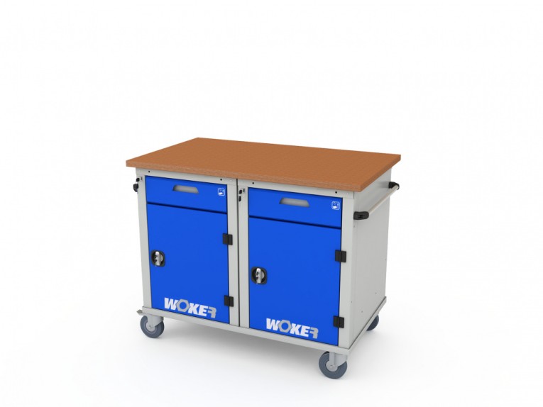 Верстак мобильный двухтумбовый WOKER PRO 2202.1200 купить в Череповце