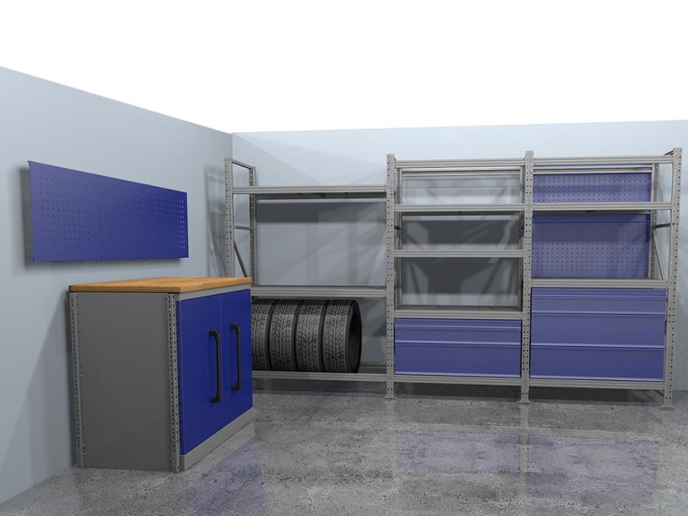 Стеллажная система хранения №1 Гараж купить в Череповце Стеллажная система хранения №1 Гараж купить в Череповце